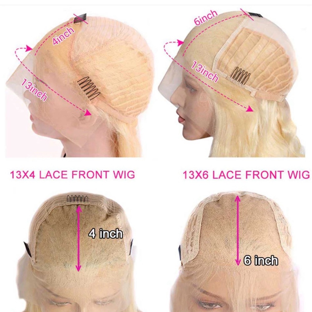 Rich Girl Vibe Balayage Blonde Highlight HD Transparent Lace Front HumanHair Wig - Picture 16 of 16